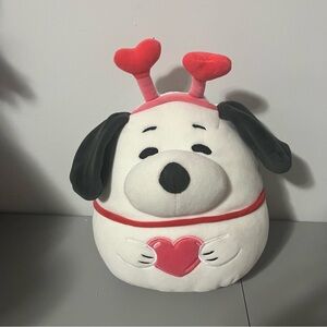 Squishmallows Peanuts Valentine Snoopy Plush Toy 10”
